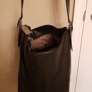 Xtra large Coach duffle hobo bucket bag